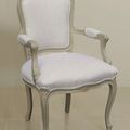 Louis XV Balloon back upholstered seat and backrest