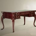 Louis XV bureau plat mahogany wood