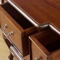 Louis XV breakfront dresser drawers pulled out