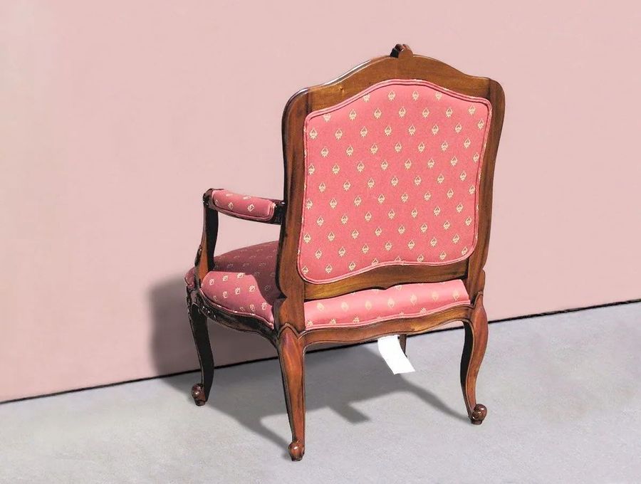 French classic Louis XV arm chair back