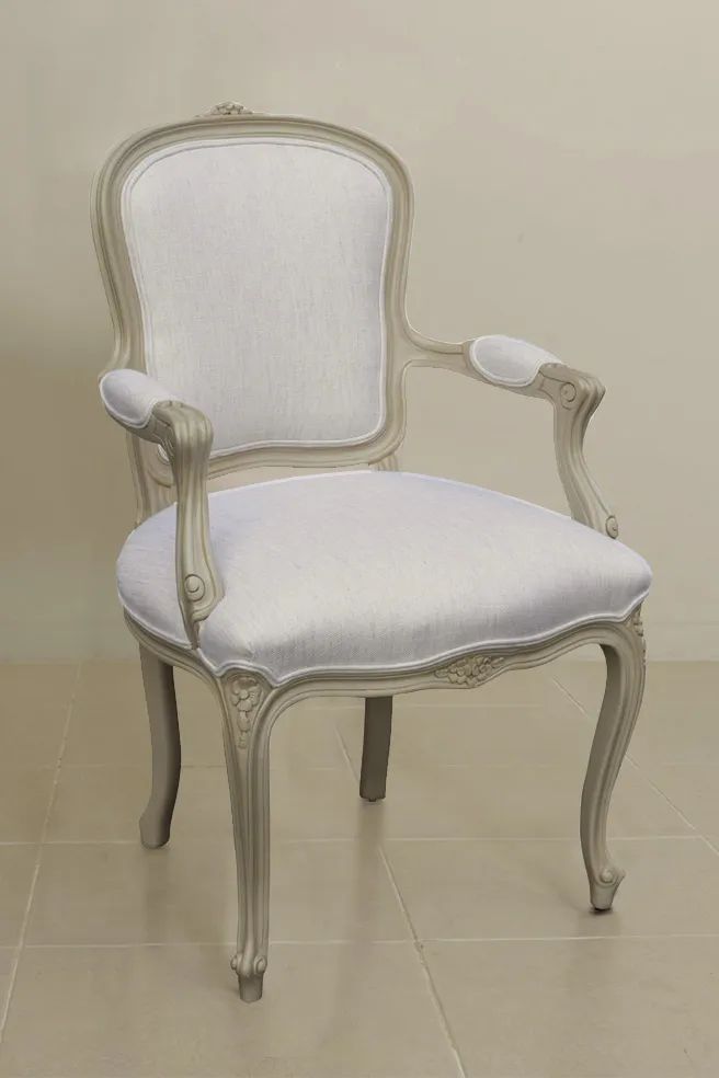 Louis XV Balloon back upholstered seat and backrest