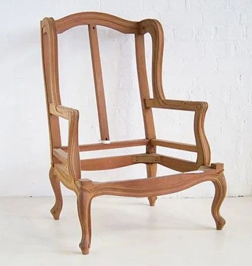 Mahogany wood frame bergere sings