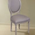 Louis XVI Medaillon chair  white painted