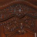 Door frame wood carving detail bridal armoire