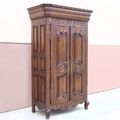 Provincial carving armoire solid wood