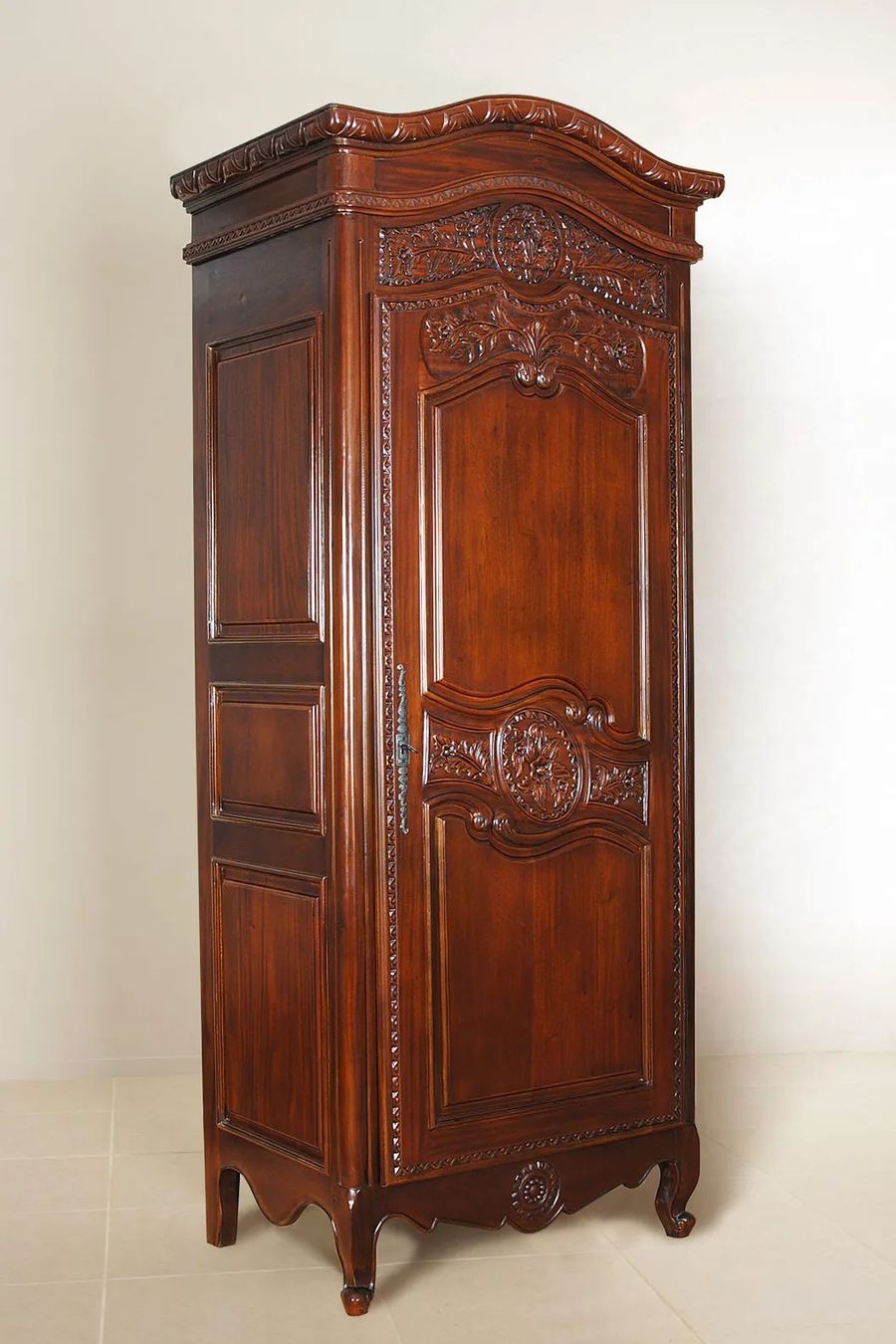 French bridal armoire mahogany wood