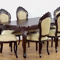 Rococo dining furniture set