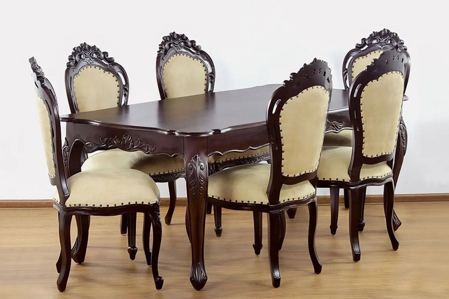 Rococo dining furniture set