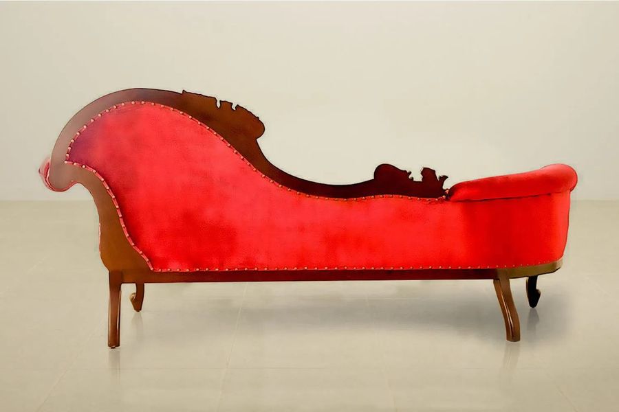 Rococo revival se sofa back