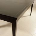 Blackwood dining table top leaf wood grains detail