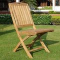 Teak folding chair