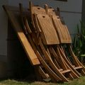 Teak folding chair2