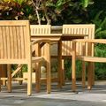 Teak stacking chair1