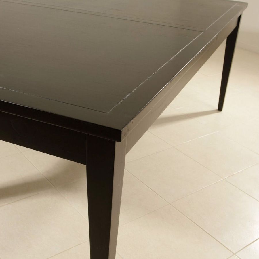 Blackwood dining table top leaf wood grains detail