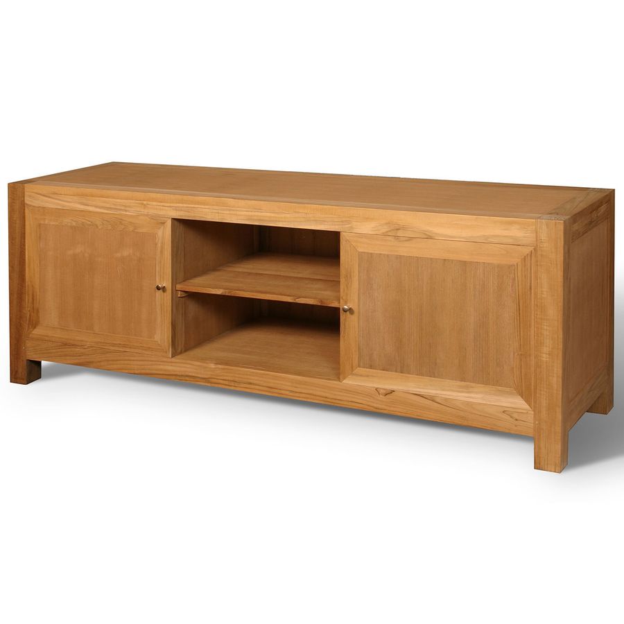 Teak plain tv cabinet