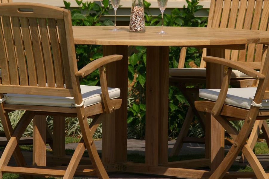 Teak folding armchair5