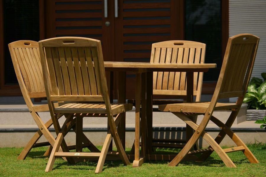 Teak folding chair3