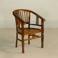 Batavia teak wood armchair