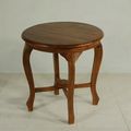 Betawi round table light brown