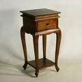 Teak wood accent table 1 drawer