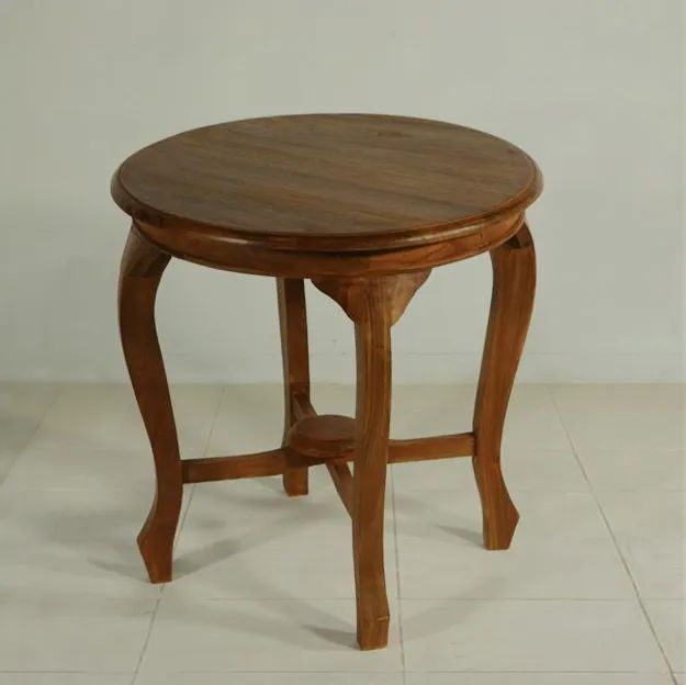 Betawi round table light brown