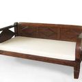 Raised rhombus daybed