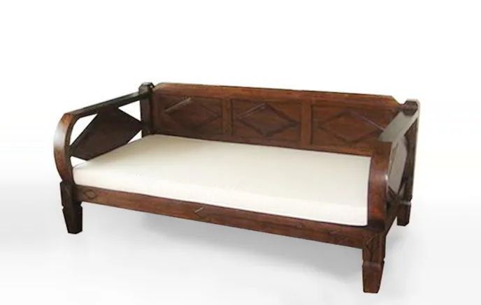 Raised rhombus daybed
