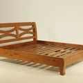 Samurai teak bed