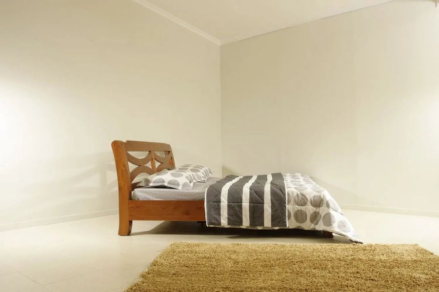 Samurai platform bed solid wood king mattress