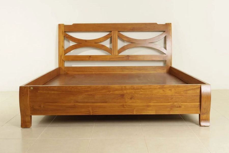 Samurai bed solid wood mattress base