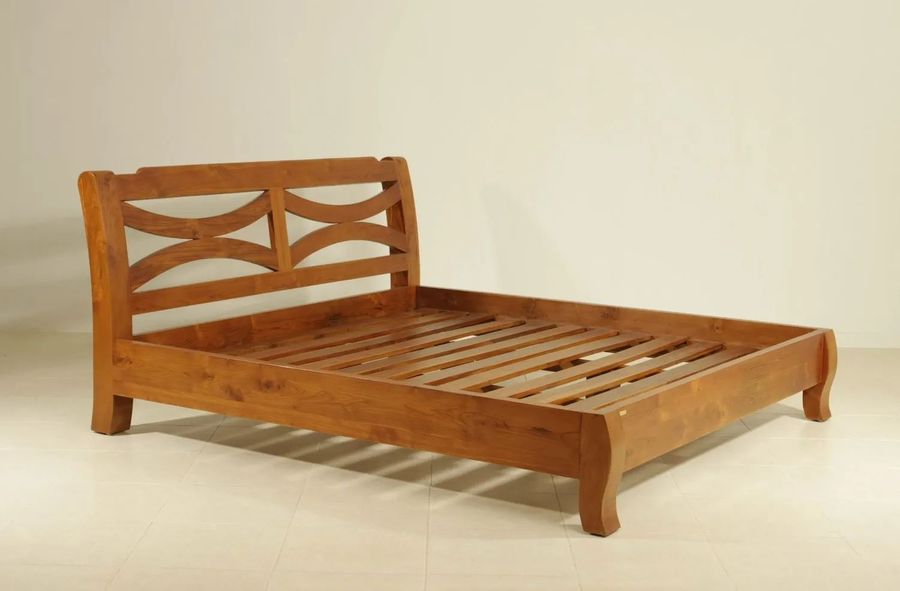 Samurai teak bed