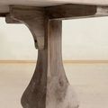 Onion pedestal dining table joint detail