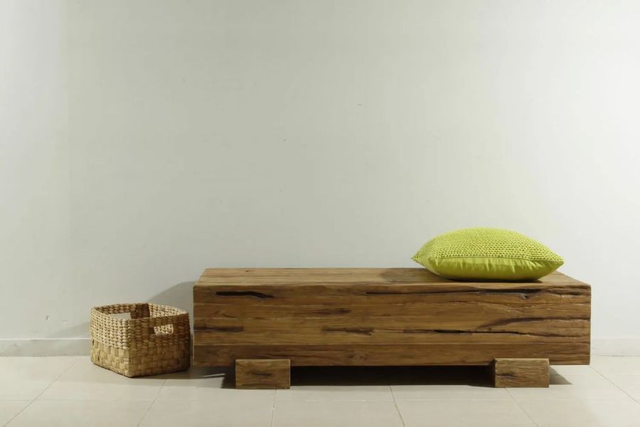 Drift wood natural distressed coffee table ligter color