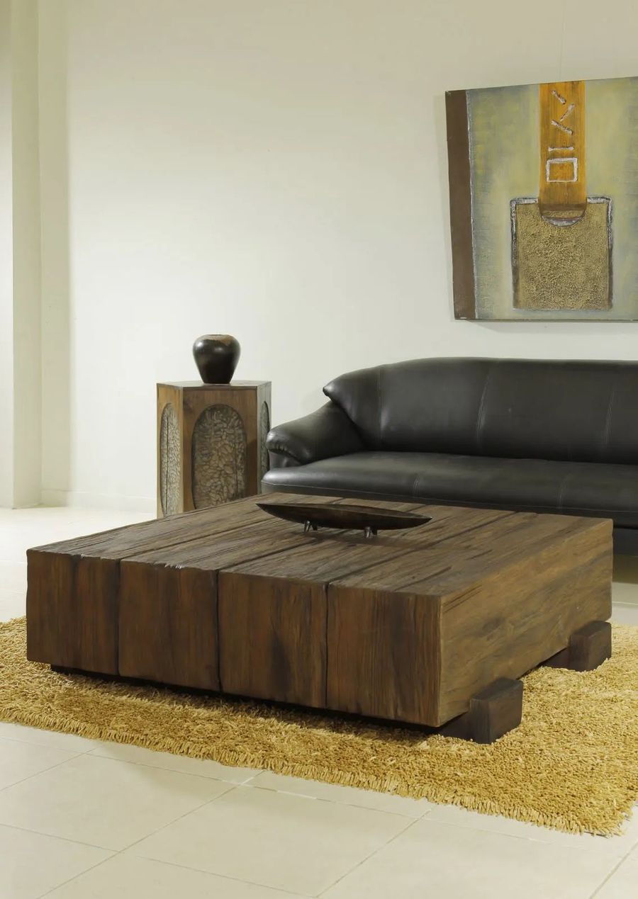 Drift wood natural distressed coffee table