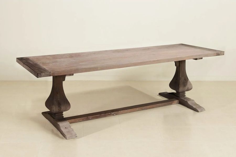 Onion pedestal dining table