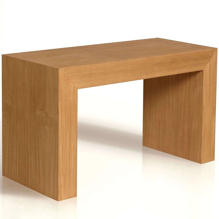 Teak wood plain console table