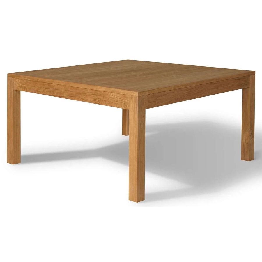 Teak wood simple dining table square top