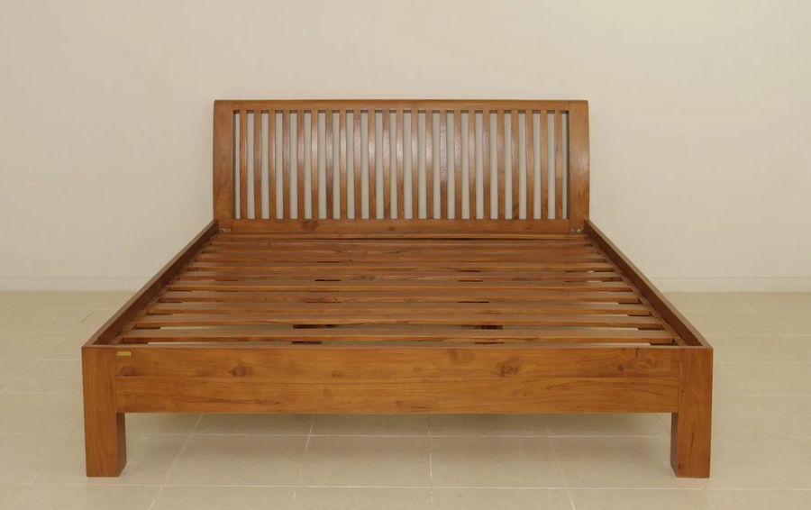 Mission bed strong headboard foot