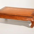Opium coffee table teak wood candy yellow stain