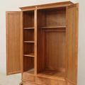 Opium wardrobe 3 doors teak wood