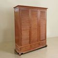 Opium wardrobe reeded 3 doors