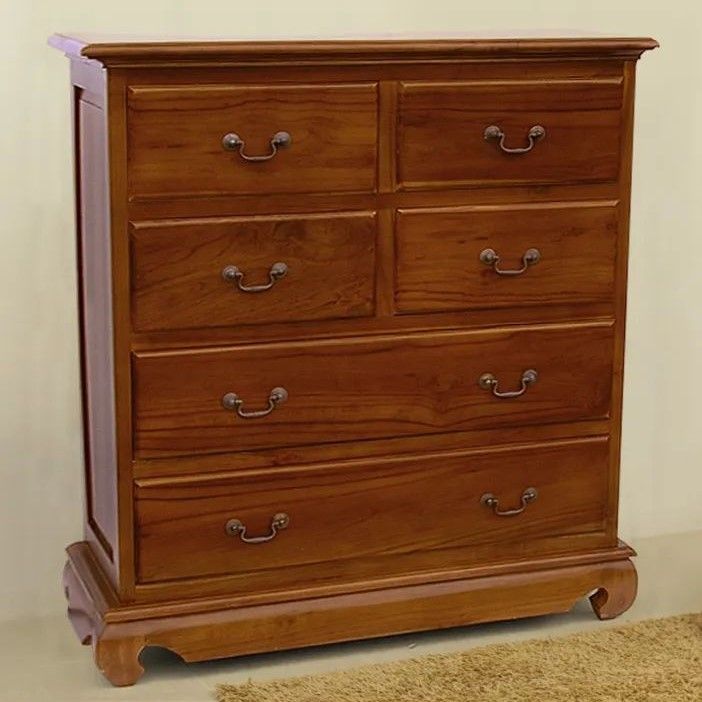 Opium dresser 6 drawers teak wood