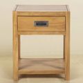 Front view of the Plain bedside 1 drawer 