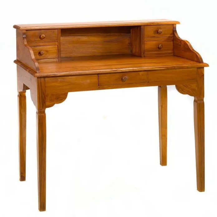 Plain desk teak wood