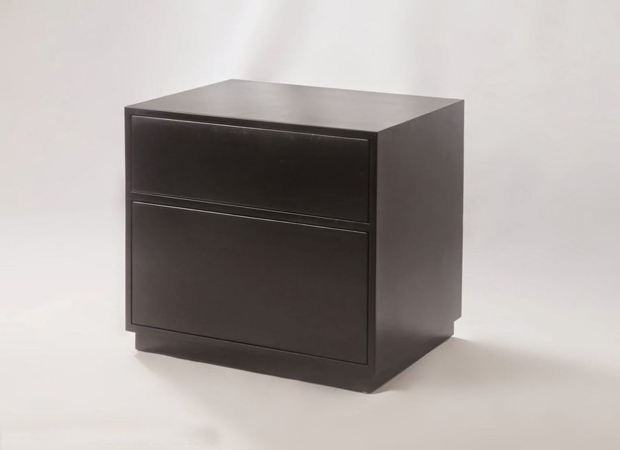 Plain bedside 2 drawers