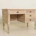 Colonial plantation small desk unfinished