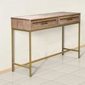 Reclaimed wood Vented console table 2 drawers
