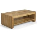 Reclaimed teak wood coffee table