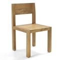 Reclaimed teak tapered backrest chair