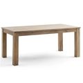 Whitewashed reclaimed teak dining table